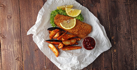 traditional British fish and chips