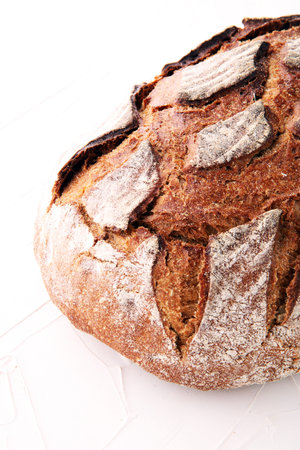 bread isolated on a white background. bakery concept