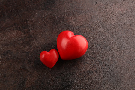 Valentines Day background with hearts. Valentine symbol for romatic love