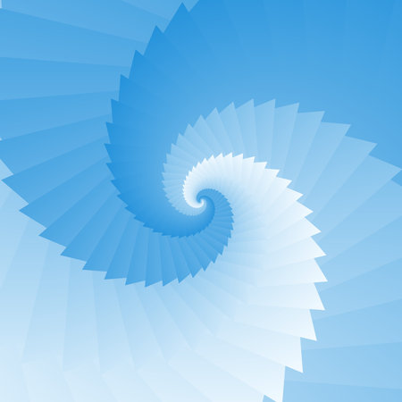 Abstract swirl background in opt art style, vector illustration