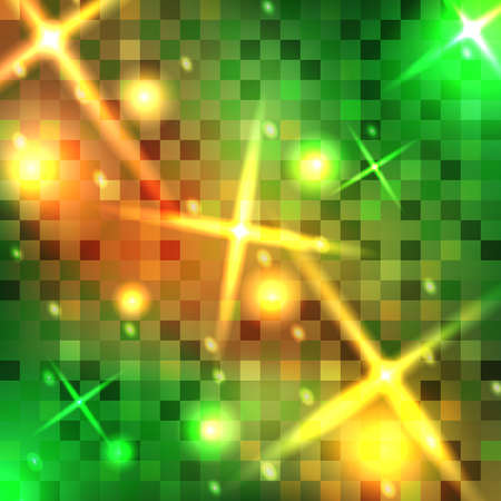 Abstract square pixel background. Vector illustrationのイラスト素材