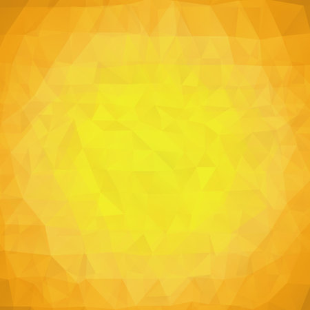 Abstract yellow triangles vector backgroundのイラスト素材