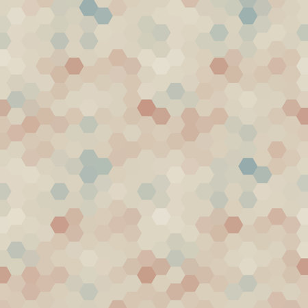 Abstract colorful background of hexagons.