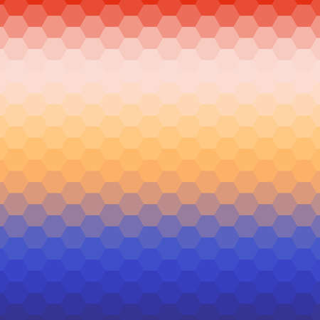 Abstract colorful hexagons background. のイラスト素材