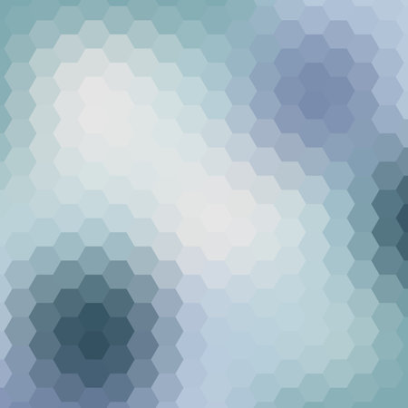 Abstract colorful hexagons background. 