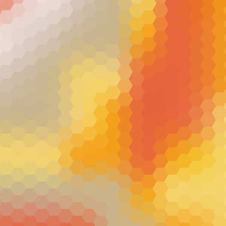 Abstract background of hexagons.