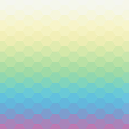 Abstract background of hexagons. Vector illustration