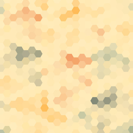 Abstract colorful background of hexagons. Vector illustrationのイラスト素材
