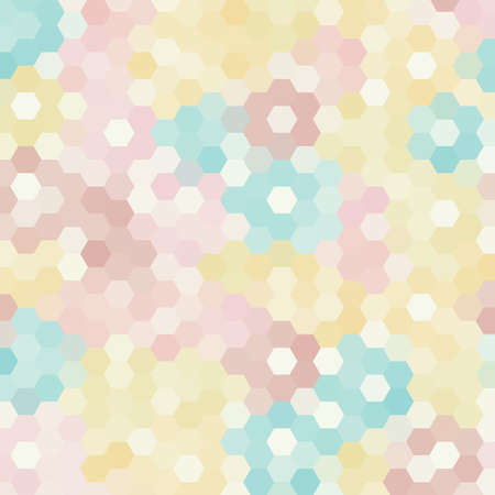 Abstract colorful background of hexagons. Vector illustrationのイラスト素材
