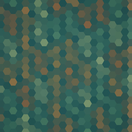 Abstract colorful background of hexagons. Vector illustrationのイラスト素材