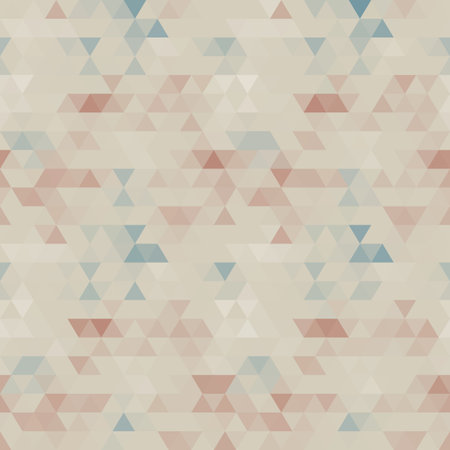 Abstract seamless background of triangles. Vector illustration