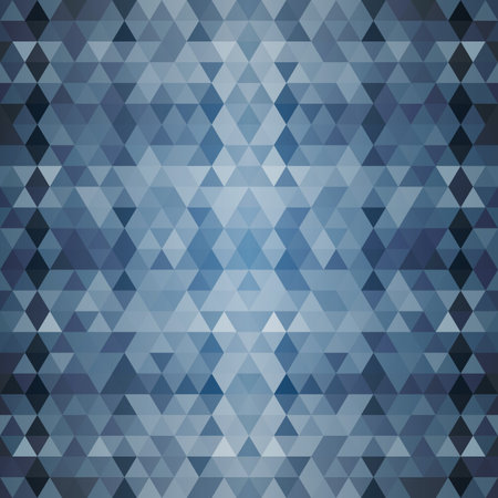 Abstract seamless background of triangles. Vector illustration