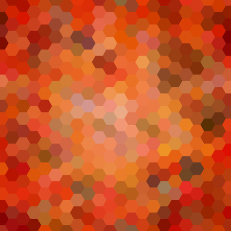 Abstract colorful background of hexagons.