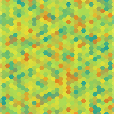 Abstract seamless background of hexagons. 