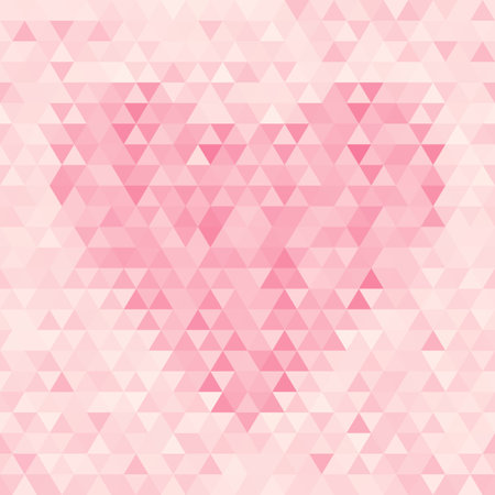 Abstract seamless background of triangles. Vector illustrationのイラスト素材