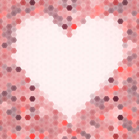 Abstract seamless background of hexagons.のイラスト素材