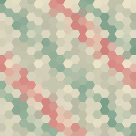Abstract colorful background of hexagons. Vector illustrationのイラスト素材