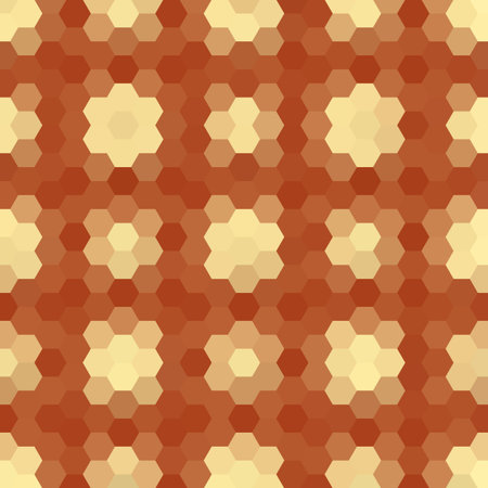 Abstract colorful background of hexagons. Vector illustrationのイラスト素材