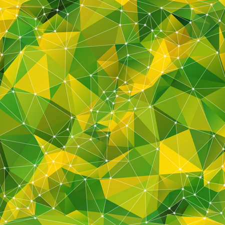 Abstract colorful background of triangles. Vector illustrationのイラスト素材