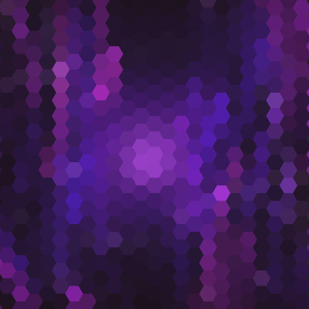 Abstract colorful background of hexagons. Vector illustration