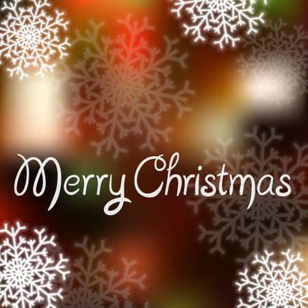 Christmas background with snowflakes. Vector illustrationのイラスト素材