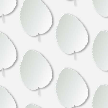 Seamless background with leaf of paper. Vector illustrationのイラスト素材