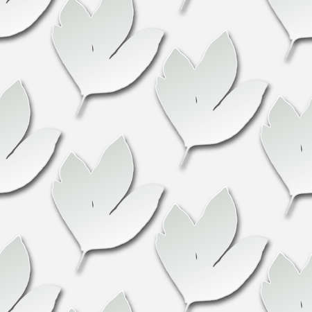 Seamless background with leaf of paper. Vector illustrationのイラスト素材
