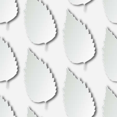 Seamless background with leaf of paper. Vector illustrationのイラスト素材