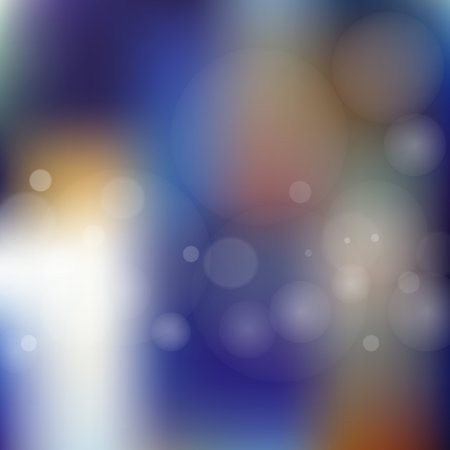 Blurred background with bokeh. Vector illustrationのイラスト素材