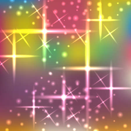 Blurred background with sparks. Vector illustrationのイラスト素材