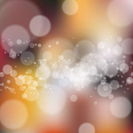Blurred background with bokeh. Vector illustrationのイラスト素材