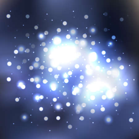 Blurred background with bokeh effect. Vector illustrationのイラスト素材