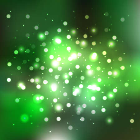 Blurred background with bokeh effect. Vector illustrationのイラスト素材
