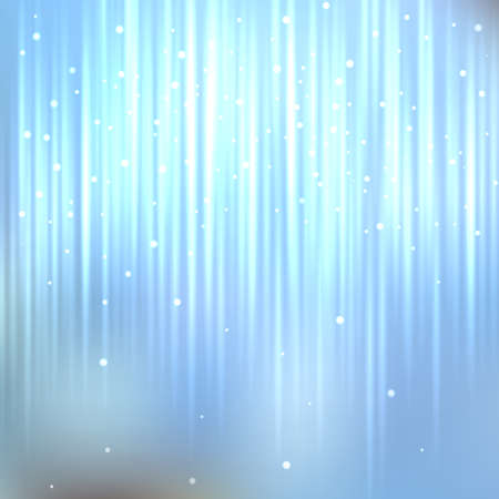 Bright shining with particles on blurred background. Vector illustration for your designのイラスト素材
