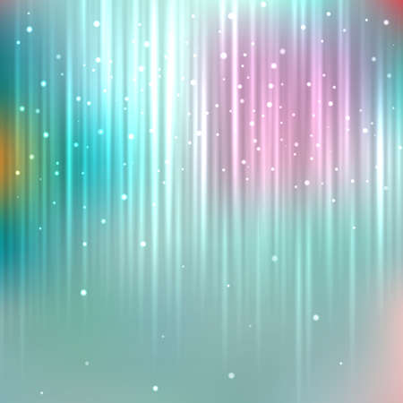 Bright shining with particles on blurred background. Vector illustration for your designのイラスト素材