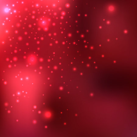 Bright shining with particles on blurred background. Vector illustration for your designのイラスト素材