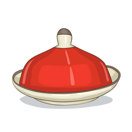 Color vector illustration digital painting of the kitchen panのイラスト素材