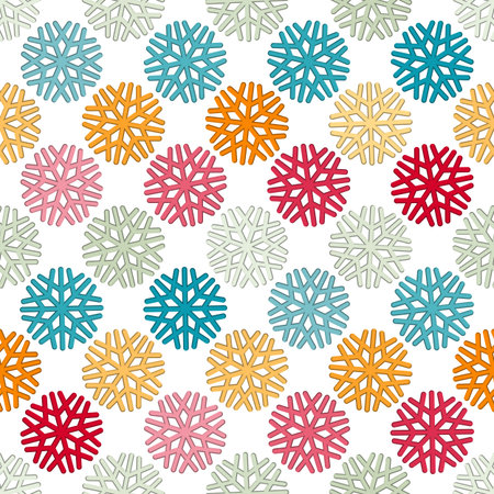 Abstract colored seamless geometric pattern. Vector illustration background for your business presentationsのイラスト素材
