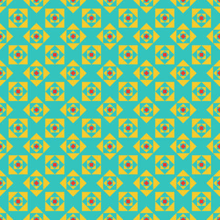 Seamless colorful pattern. Vector abstract geometric backgroundのイラスト素材