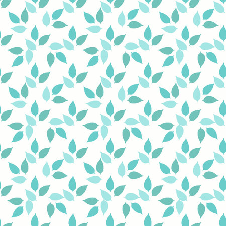 Seamless colorful pattern. Vector background with leaves