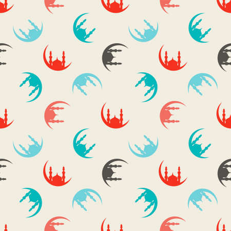 Seamless colorful pattern vector illustrationのイラスト素材