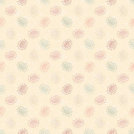 Colorful floral pattern.のイラスト素材
