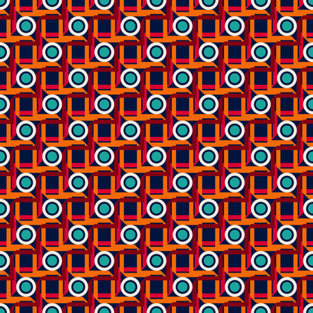 Seamless colorful wallpaper pattern. Abstract geometric vector background. Patterned paper for...
