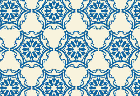 seamless floral pattern, vector wallpaper のイラスト素材
