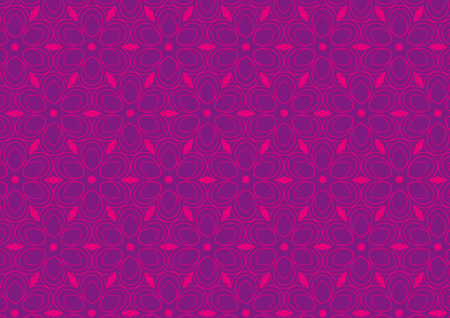 seamless floral pattern, vector wallpaper 