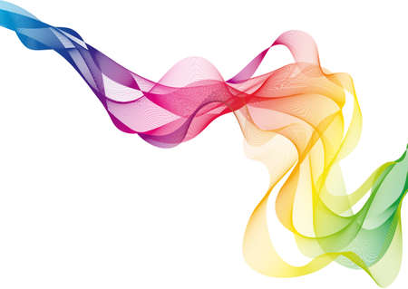 abstract colorful smoke のイラスト素材