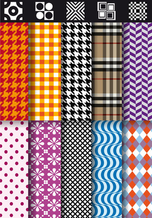 seamless fashion fabric patterns