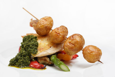 Chicken dishの写真素材