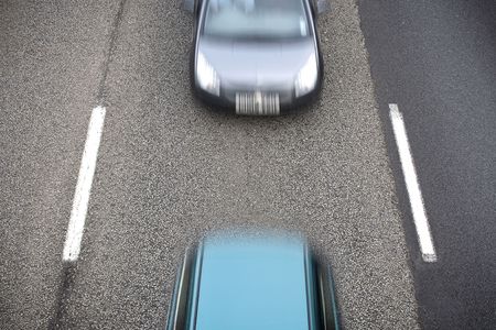 Two carsの写真素材