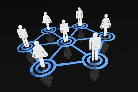 Network people - small groupの写真素材
